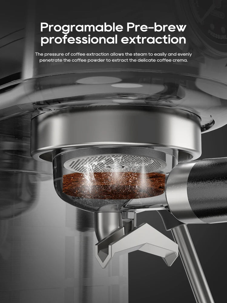 HiBREW Semi Automatic Espresso Coffee Machine
