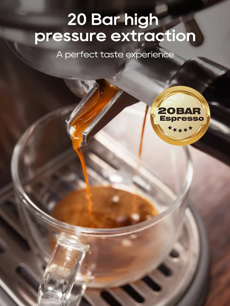 HiBREW Semi Automatic Espresso Coffee Machine