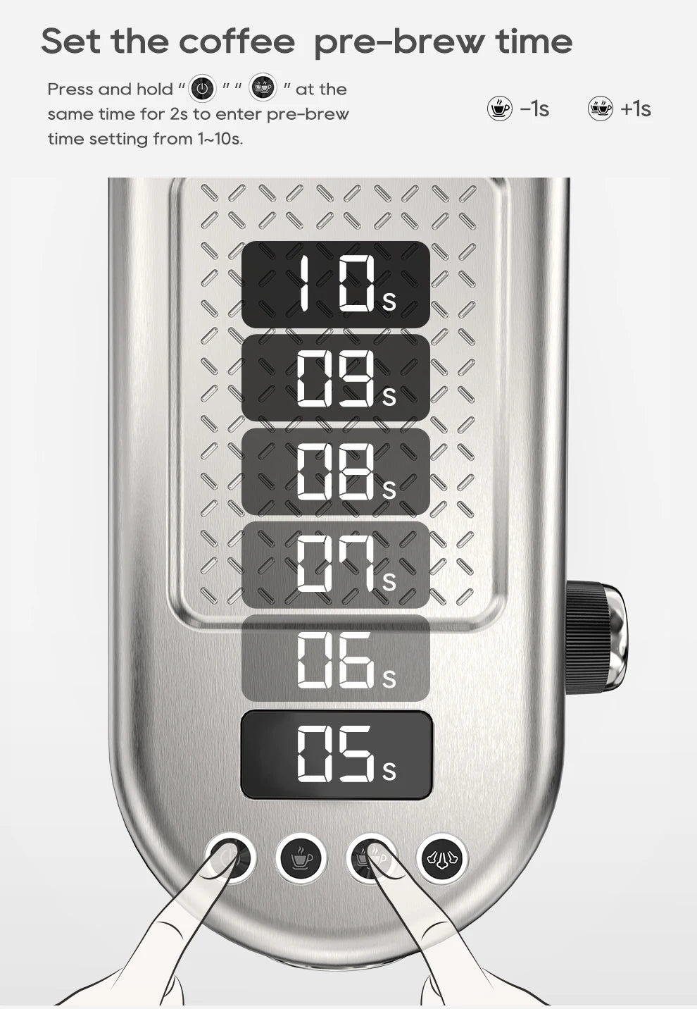 HiBREW Semi Automatic Espresso Coffee Machine