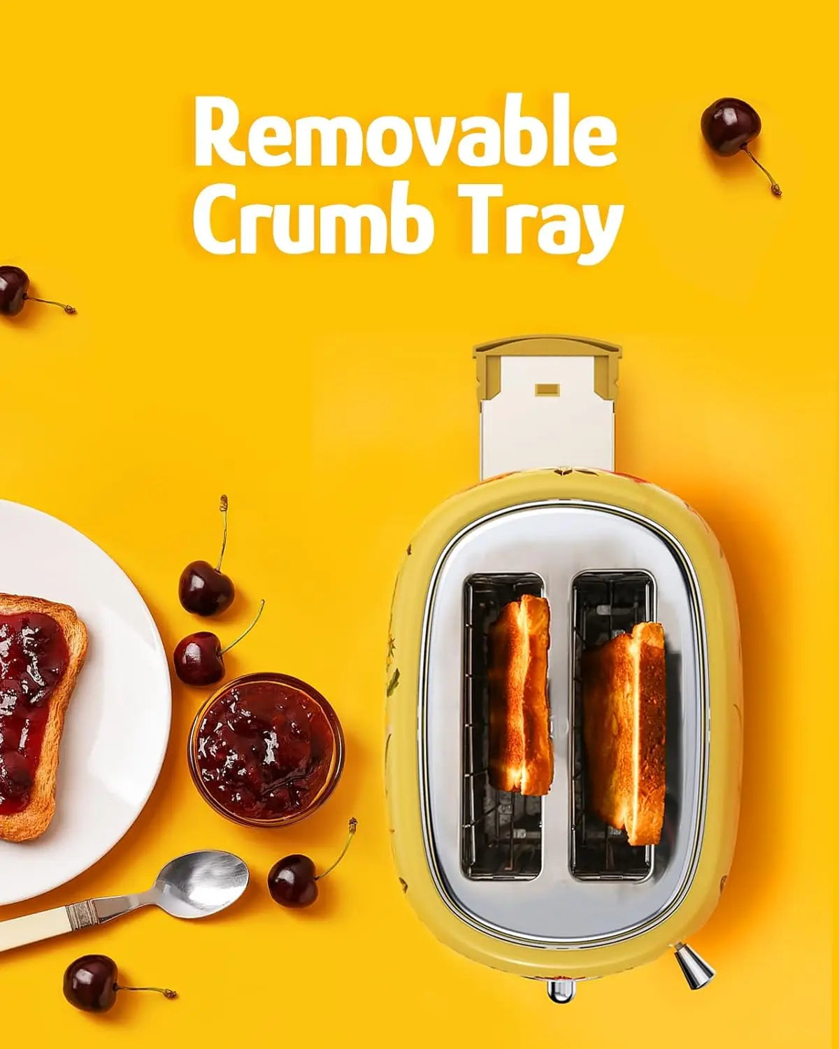 2-Slice Toaster with 6 Crumb Tray