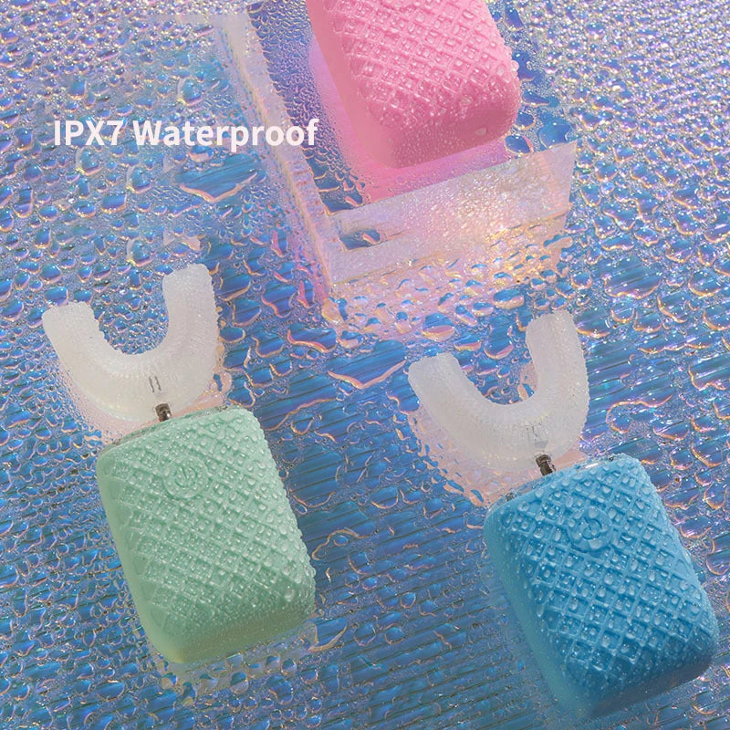 360 Degrees Intelligent Automatic Electric Toothbrush U Type for Adults and Children