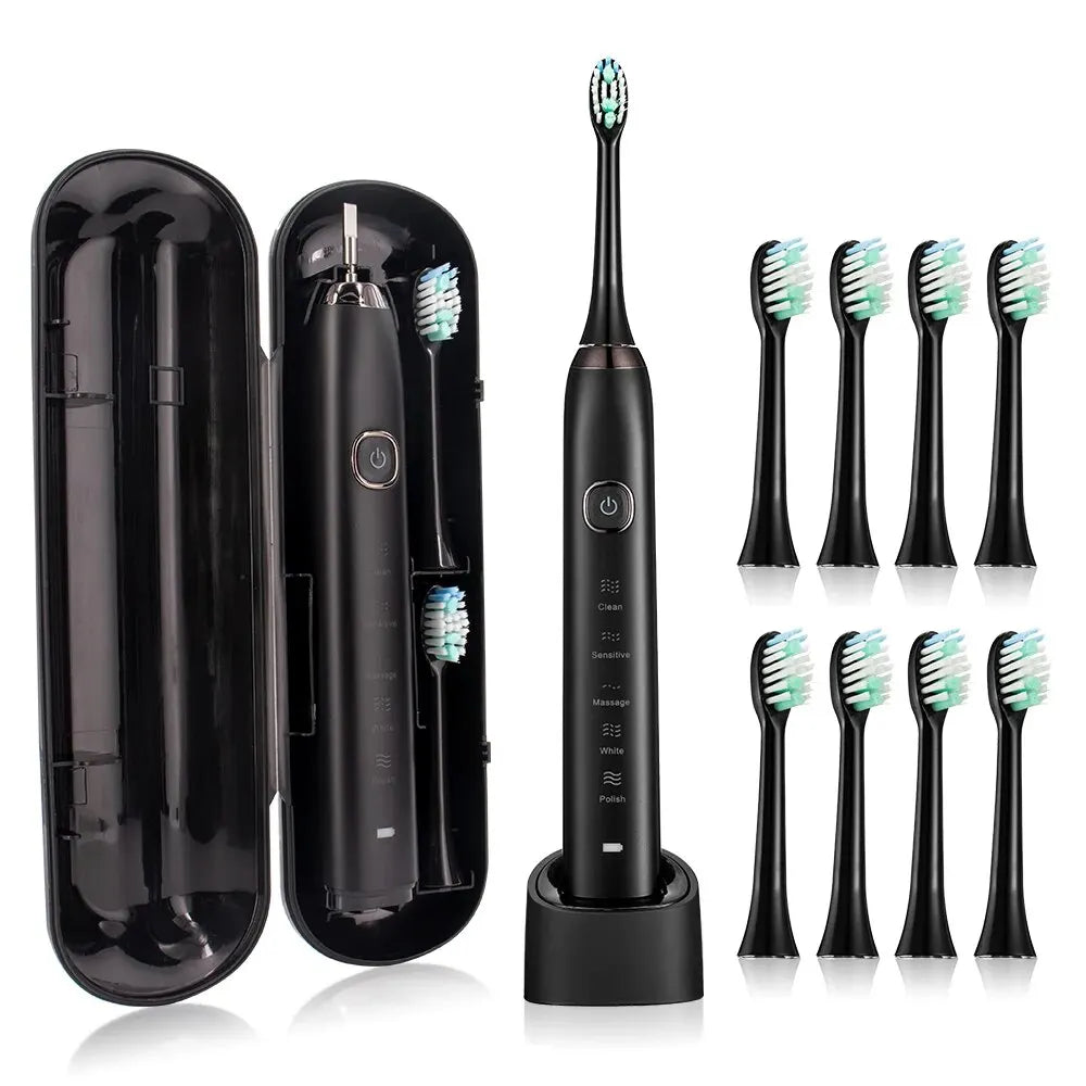 Electric Toothbrush Smart Ultrasonic Teeth Cleaning and whitening