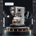 HiBREW Semi Automatic  Espresso Cappuccino Machine