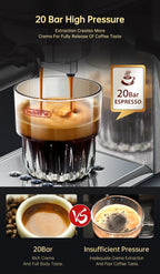 HiBREW Semi Automatic  Espresso Cappuccino Machine
