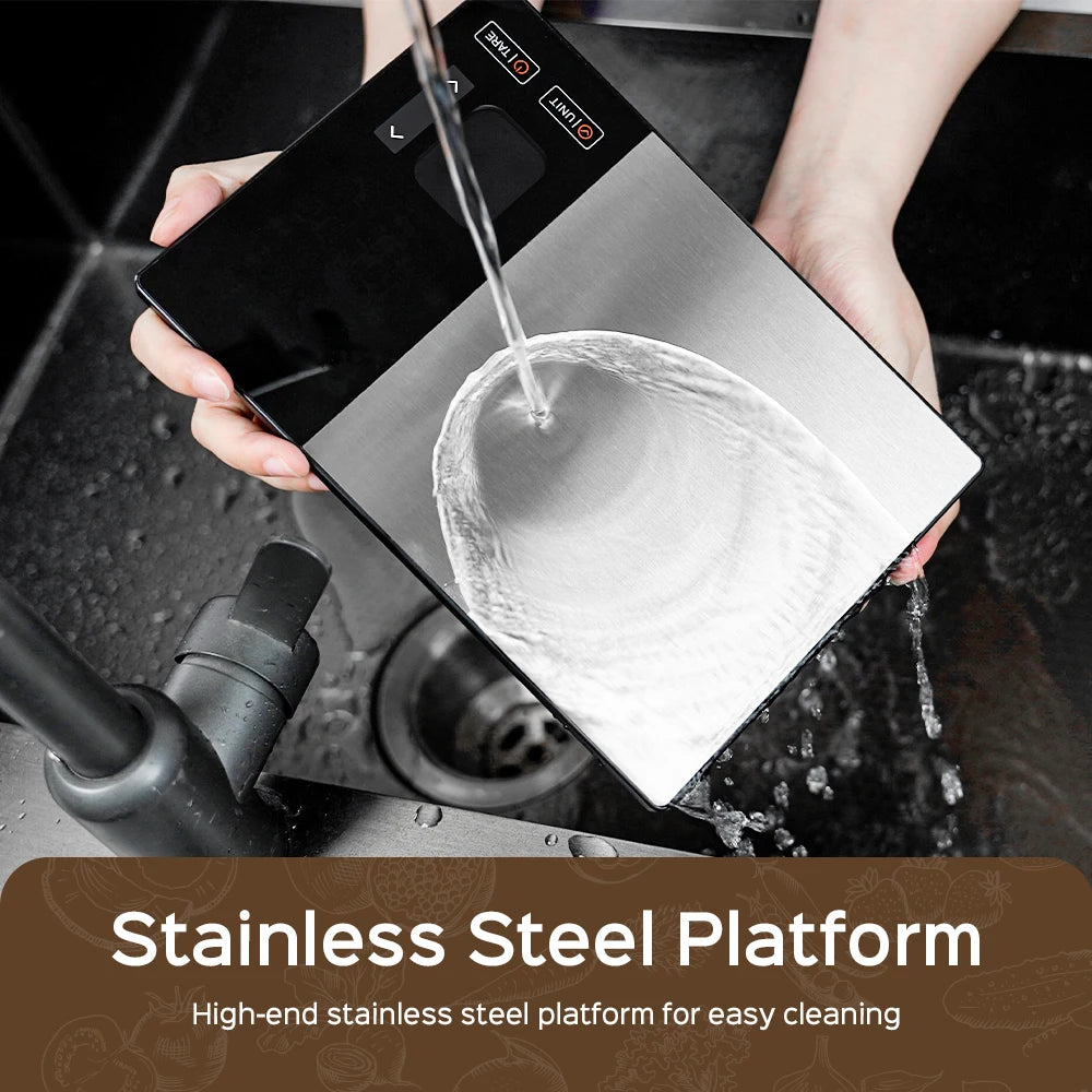 Smart Kitchen Scale Stainless Steel Food Nutritional Calculator 11LB/5kg Weight for Healthy Cooking