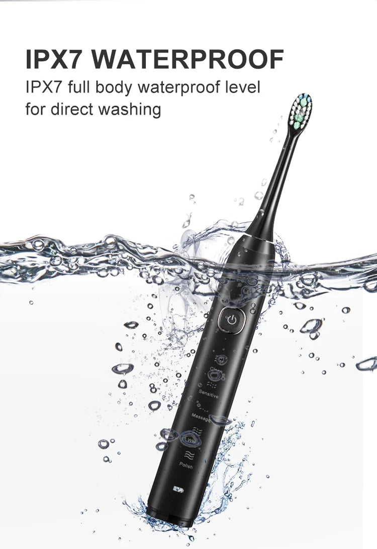 Electric Toothbrush Smart Ultrasonic Teeth Cleaning and whitening