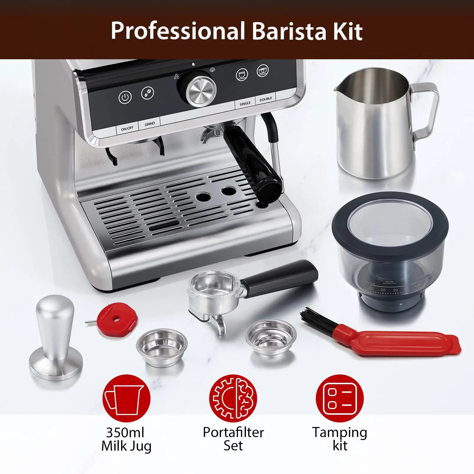 Semi-Automatic Coffee Maker For Home Office