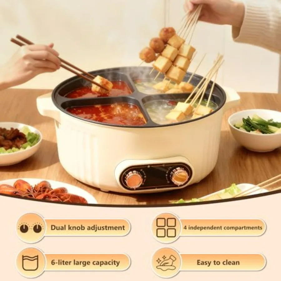 Electric Stew Pot Non-Stick Cooker
