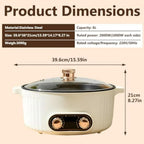 Electric Stew Pot Non-Stick Cooker