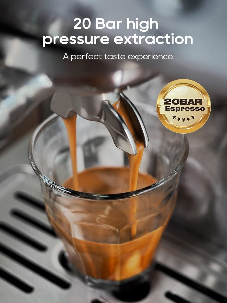 HiBREW 20Bar Semi Automatic Espresso Coffee Maker