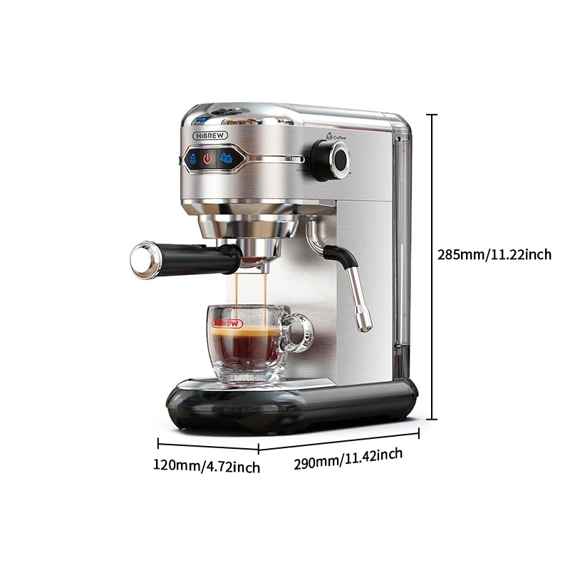 HiBREW Semi Automatic  Espresso Cappuccino Machine
