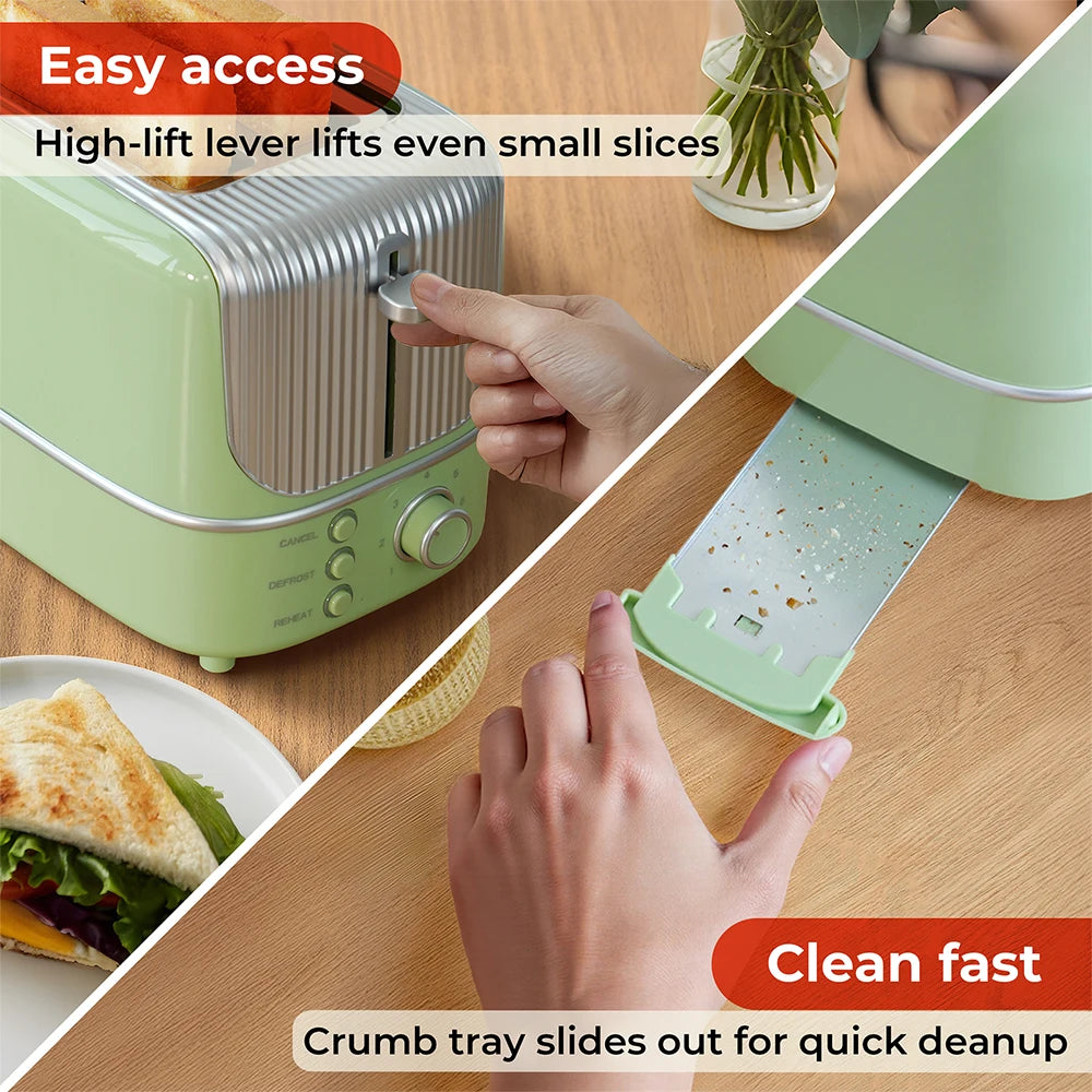 2 Slice Wide Slot Toaster