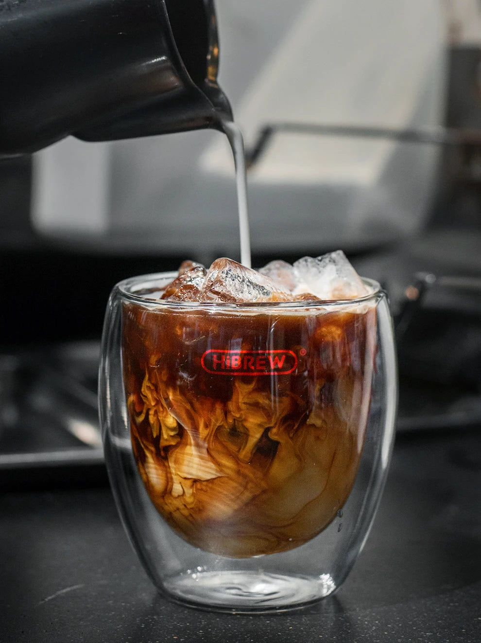 HiBREW Semi Automatic  Espresso Cappuccino Machine
