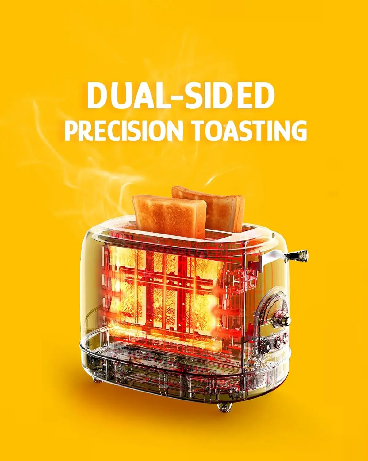 2-Slice Toaster with 6 Crumb Tray