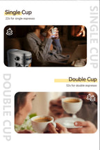 HiBREW Semi Automatic  Espresso Cappuccino Machine