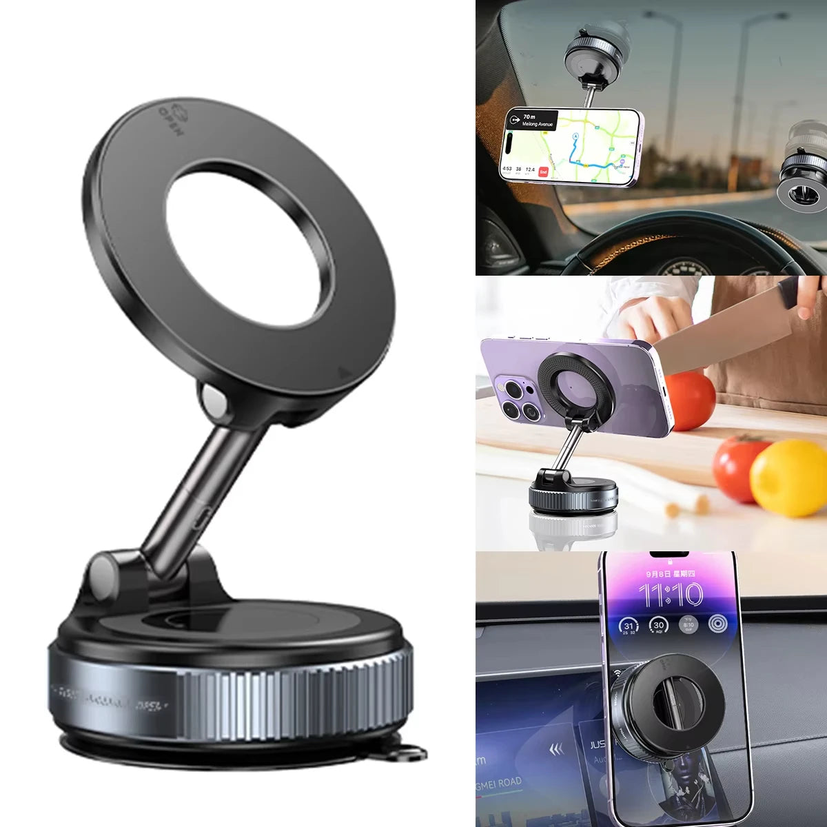 Car Phone Magnetic Holder  Rotate 360°